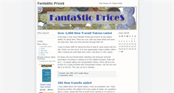 Desktop Screenshot of fantasticprices.com